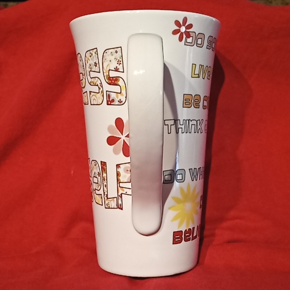 EXPRESS YOURSELF Tall Fine Porcelain Mug. By: 222 FIFTH PTS International. - Picture 3 of 13